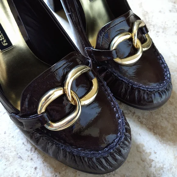 CHINESE LAUNDRY degree dark academia heels 8 - Picture 3 of 7